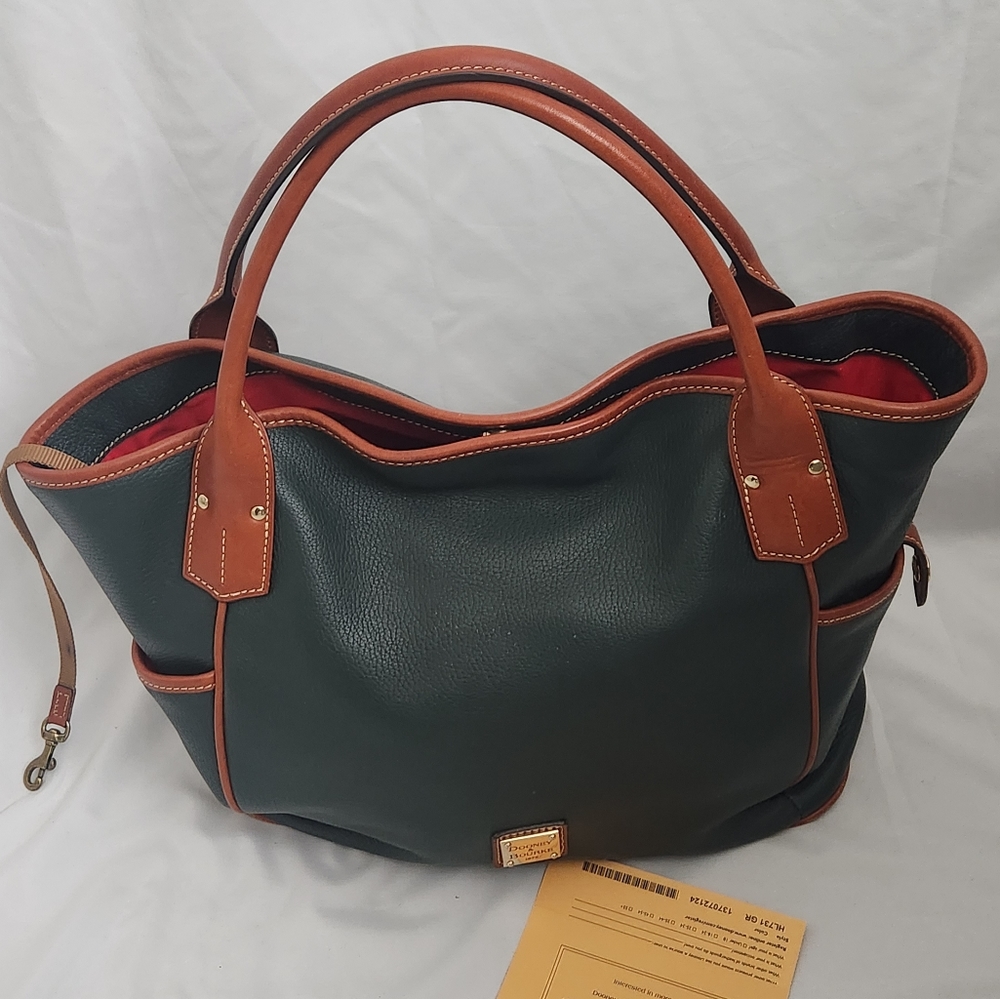 Dooney and Bourke Pebble Grain Forest color